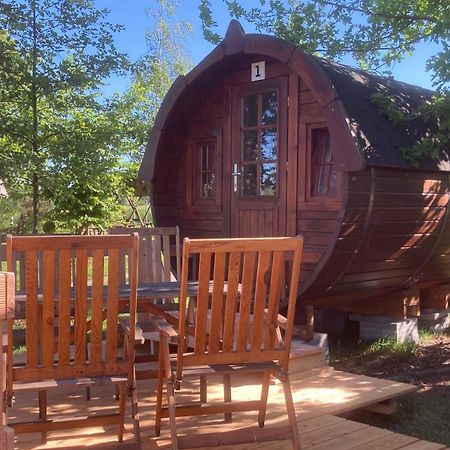 Campingfass Mit Panoramaterrasse Langenbernsdorf Kültér fotó