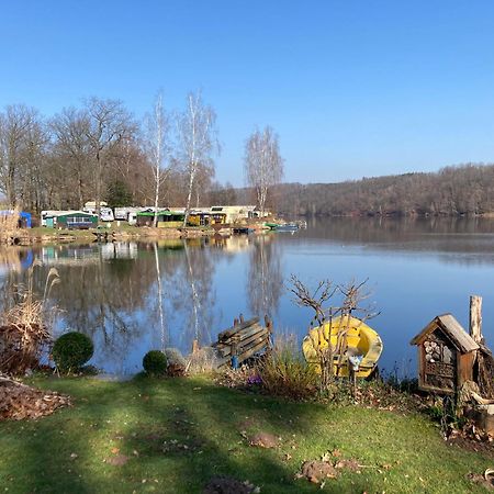 Campingfass Mit Panoramaterrasse Langenbernsdorf Kültér fotó