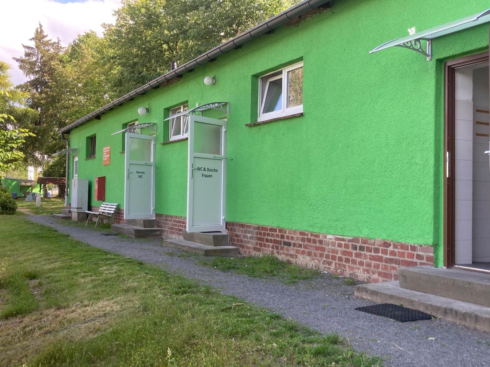 Campingfass Mit Panoramaterrasse Langenbernsdorf Kültér fotó