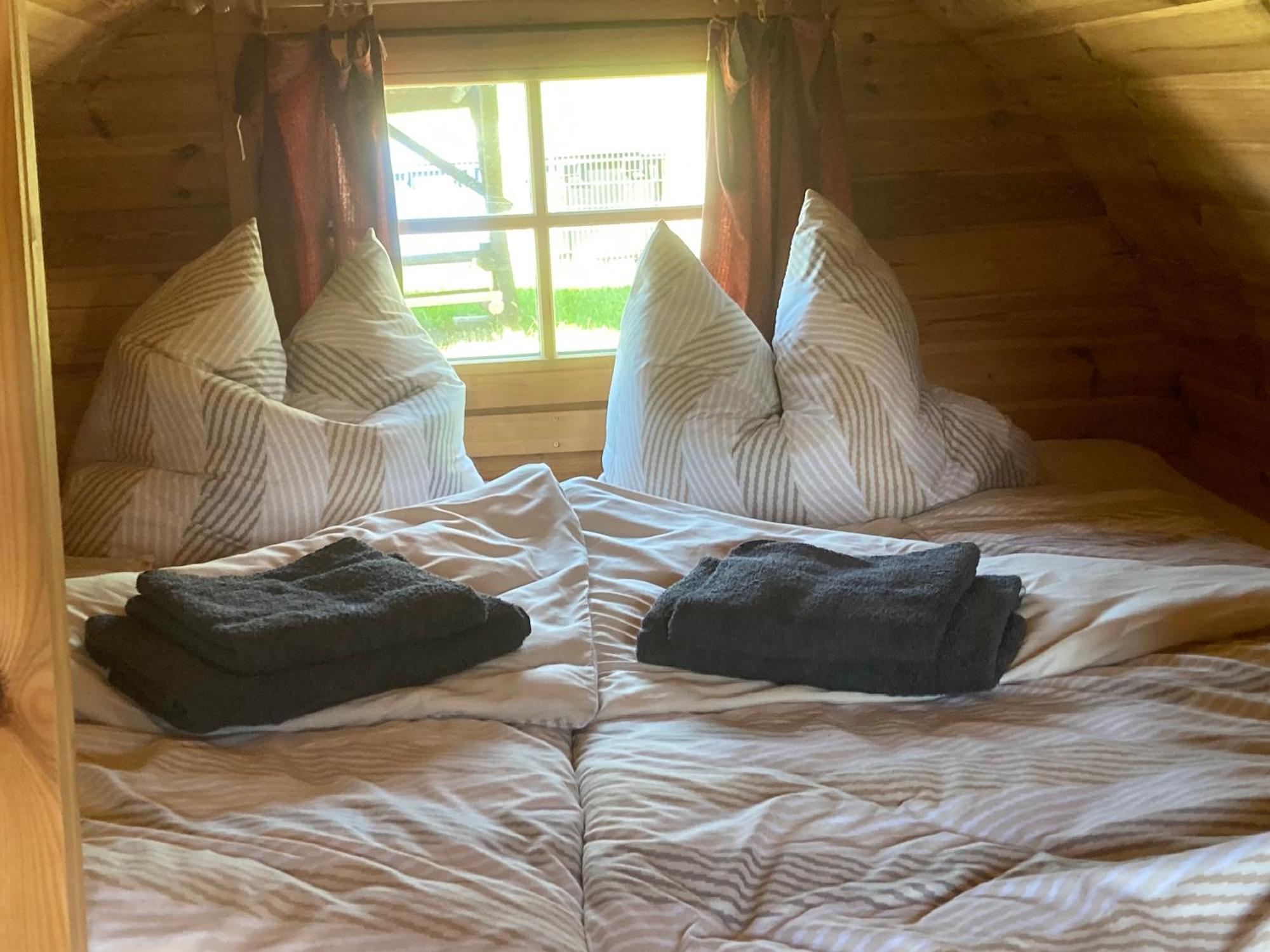 Campingfass Mit Panoramaterrasse Langenbernsdorf Kültér fotó