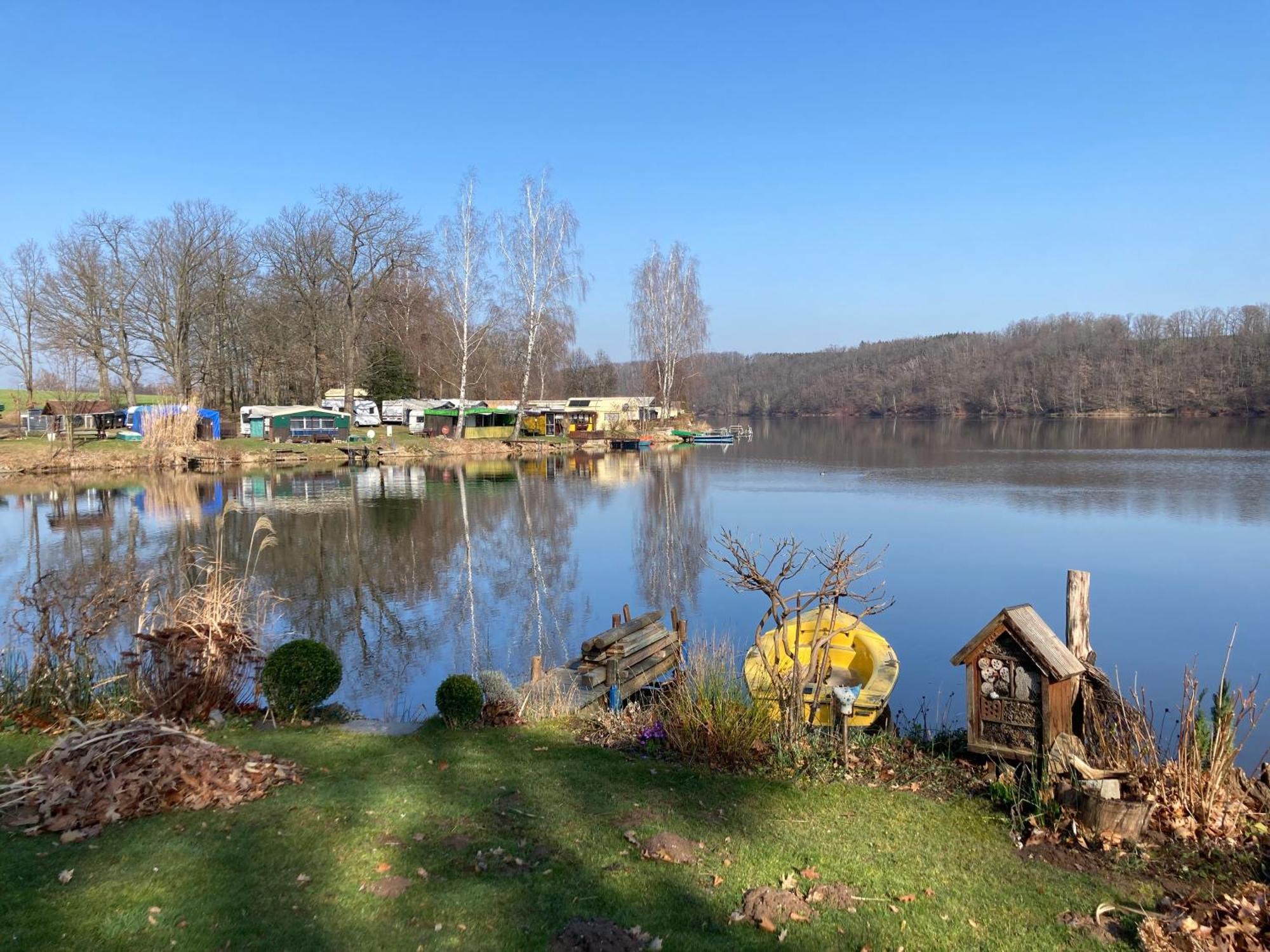 Campingfass Mit Panoramaterrasse Langenbernsdorf Kültér fotó